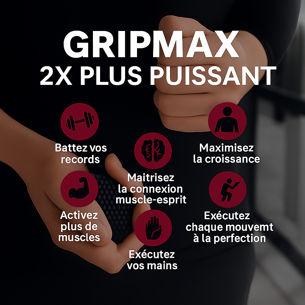 GripMax™ | Maitrisez vos séries